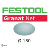 FESTOOL Granat Net šlifavimo popierius glaistui P180 150 mm (1 vnt)